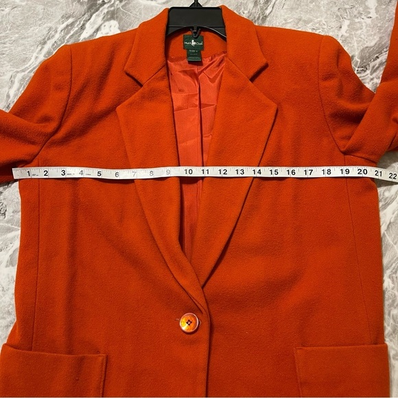 HUNT CLUB WOMEN'S BLAZER JACKET SIZE 8 100% WOOL TWO POCKET LINED Vintage 90’ - Picture 9 of 12